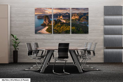 a dining room with a table and chairs