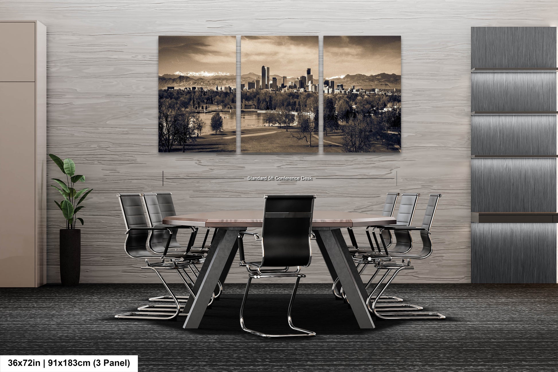 a dining room with a table and chairs