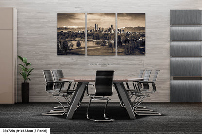 a dining room with a table and chairs