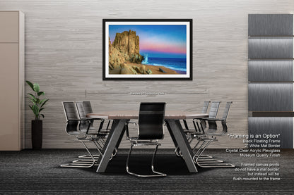 a picture of a dining room with a table and chairs