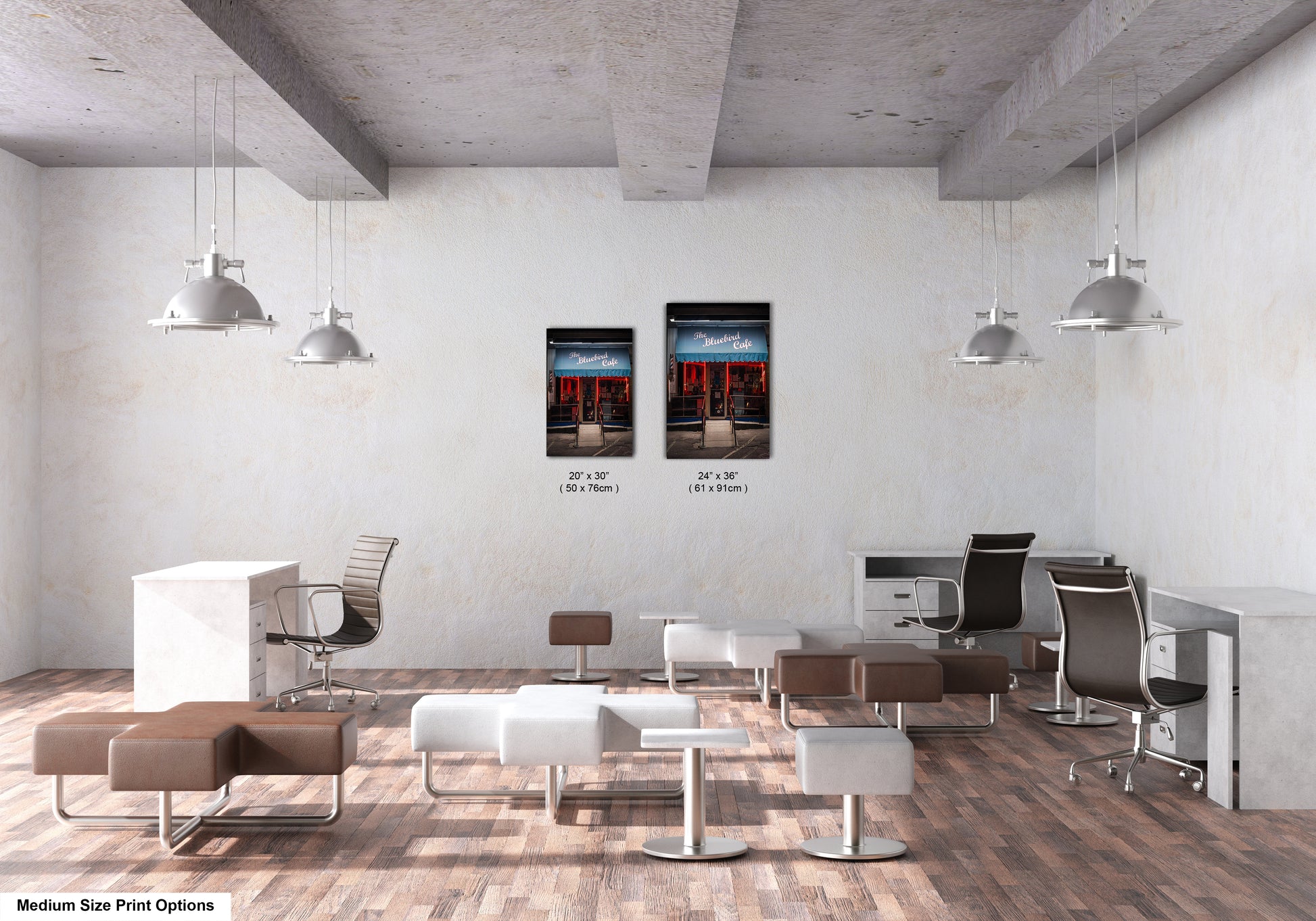 a room with a lot of chairs and desks