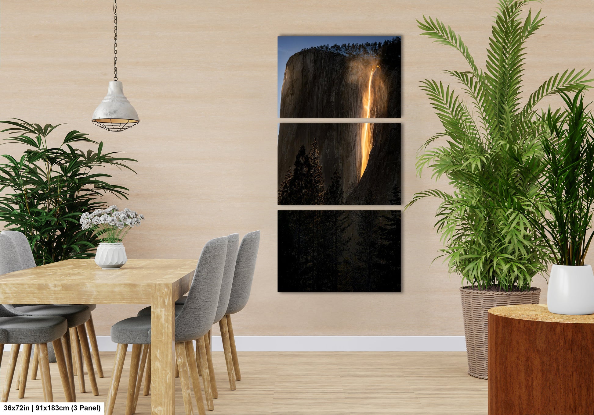 a dining room with a table and chairs