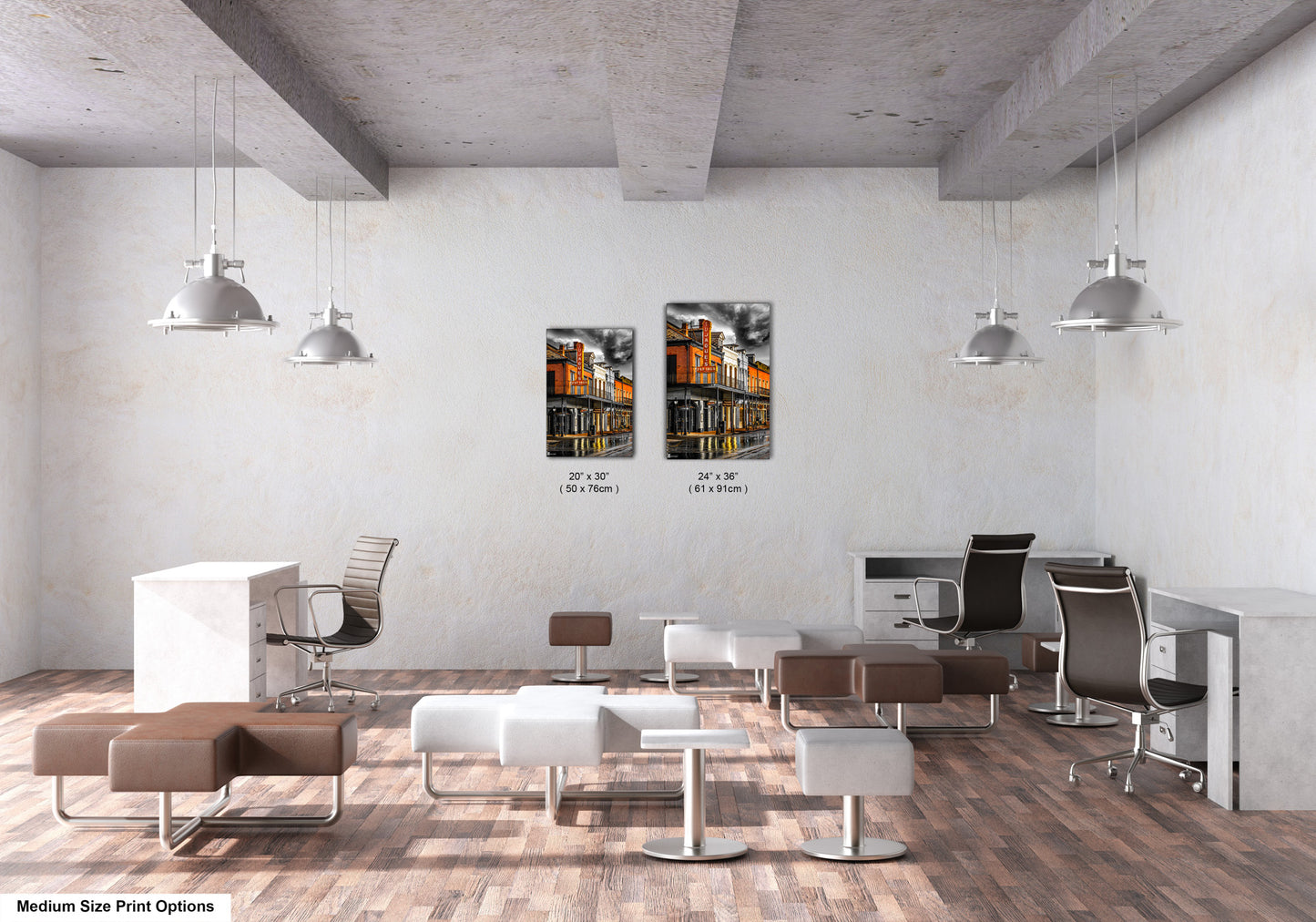a room with a lot of chairs and desks