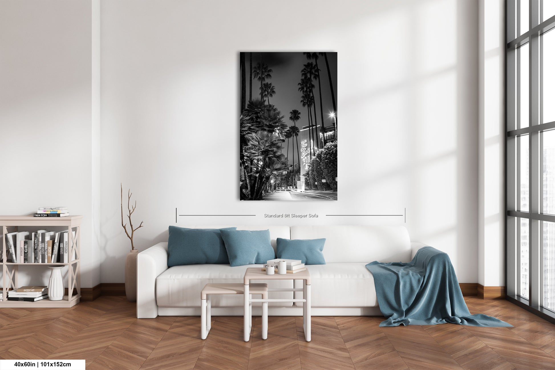 a black and white photo of a living room