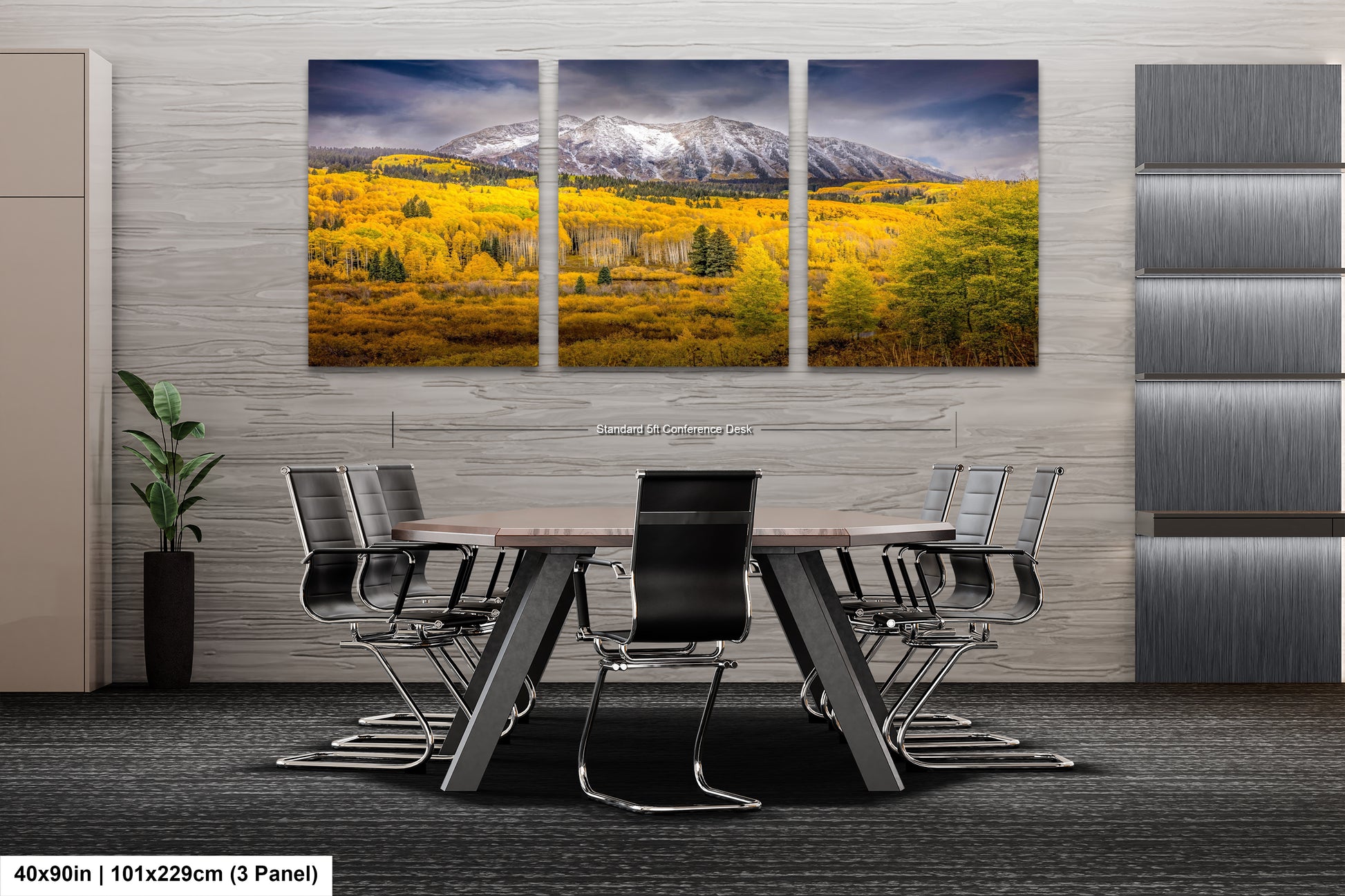 a dining room with a table and chairs