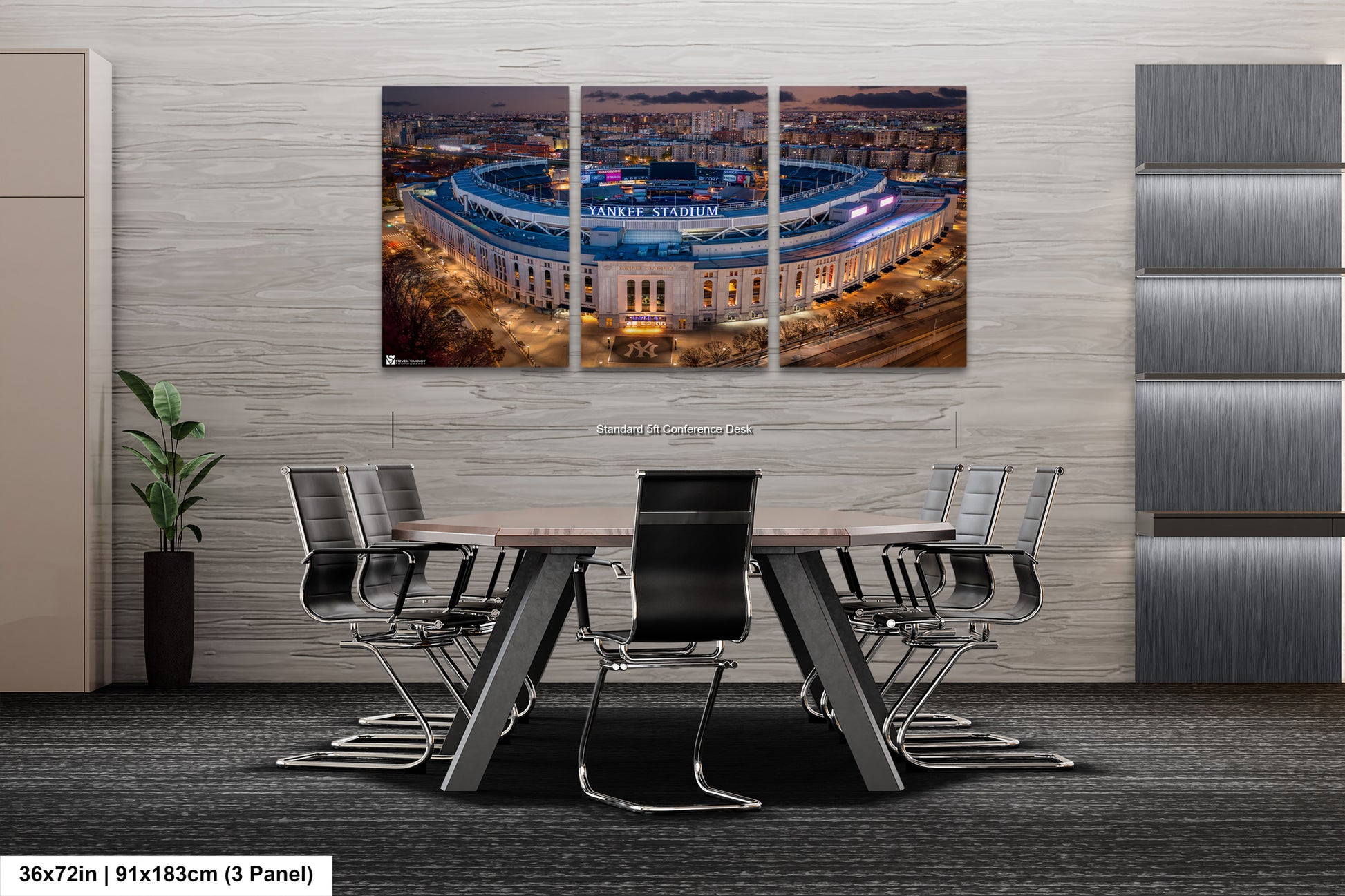 a dining room with a table and chairs