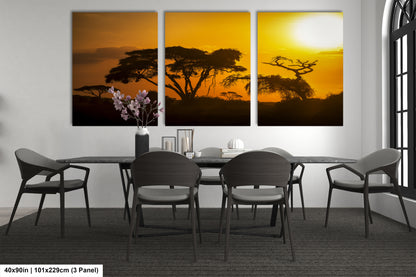 a dining room with a table and chairs