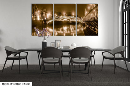 a dining room with a table and chairs