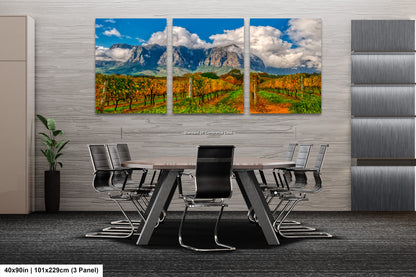 a dining room with a table and chairs