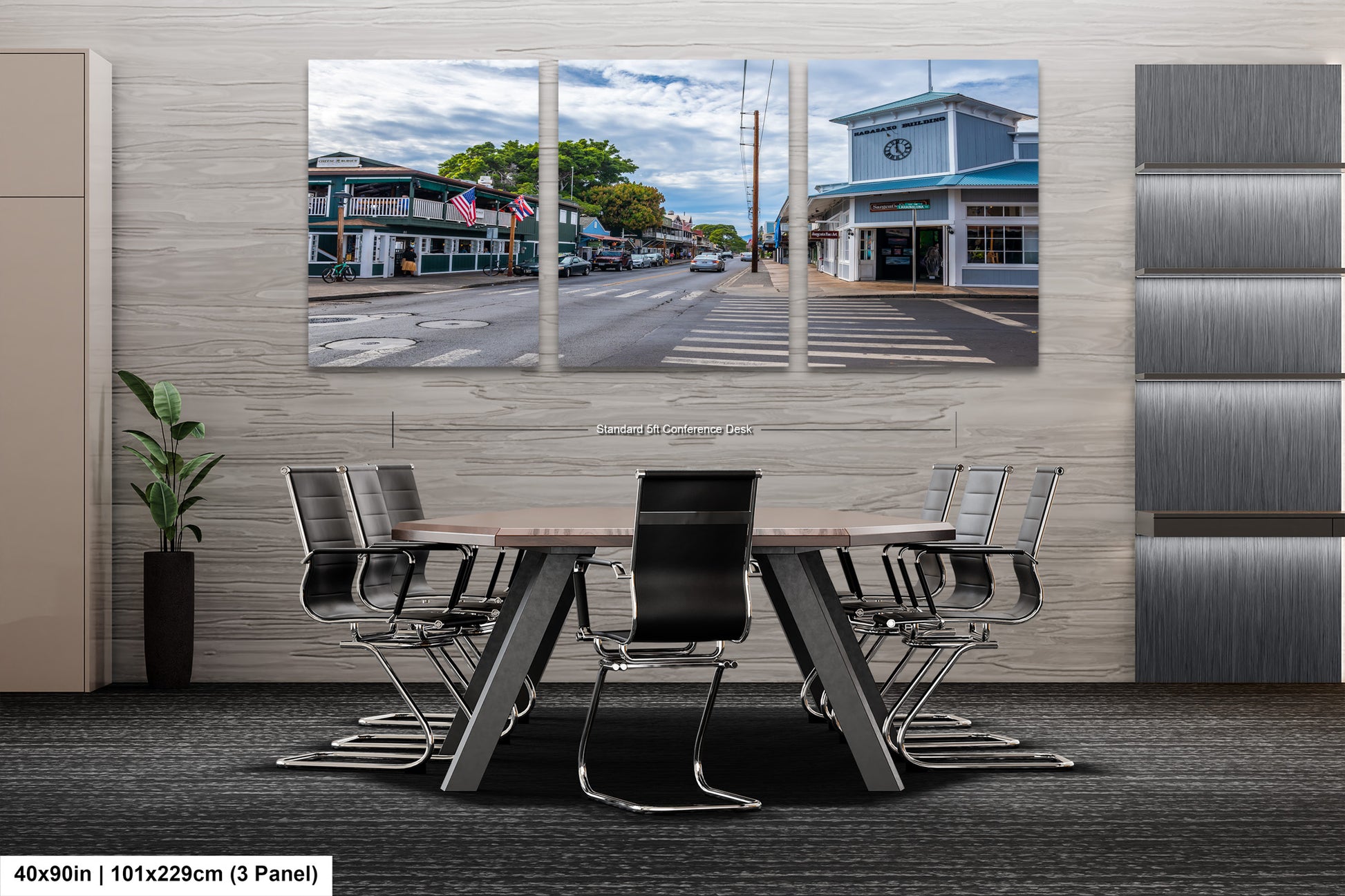 a dining room table and chairs in front of a window