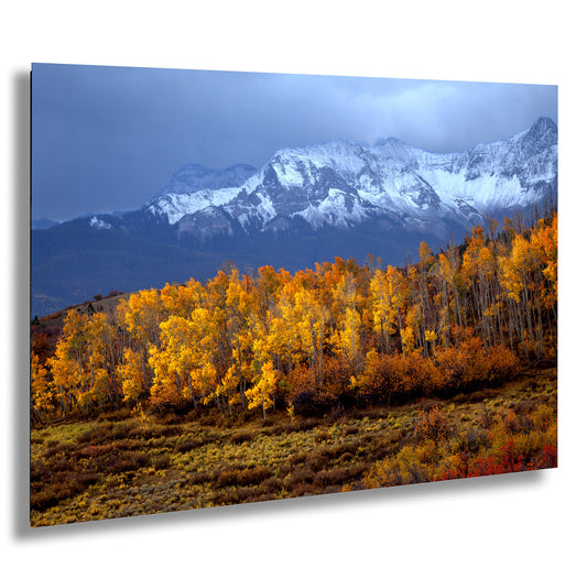 Colorado Mountains in Autumn, Aspens, Dallas Divide, Ridgway, Telluride, Photography wall art