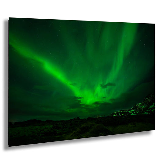Aurora Borealis Northern Lights Print taken in Iceland on Acrylic, Canvas, Metal & Paper