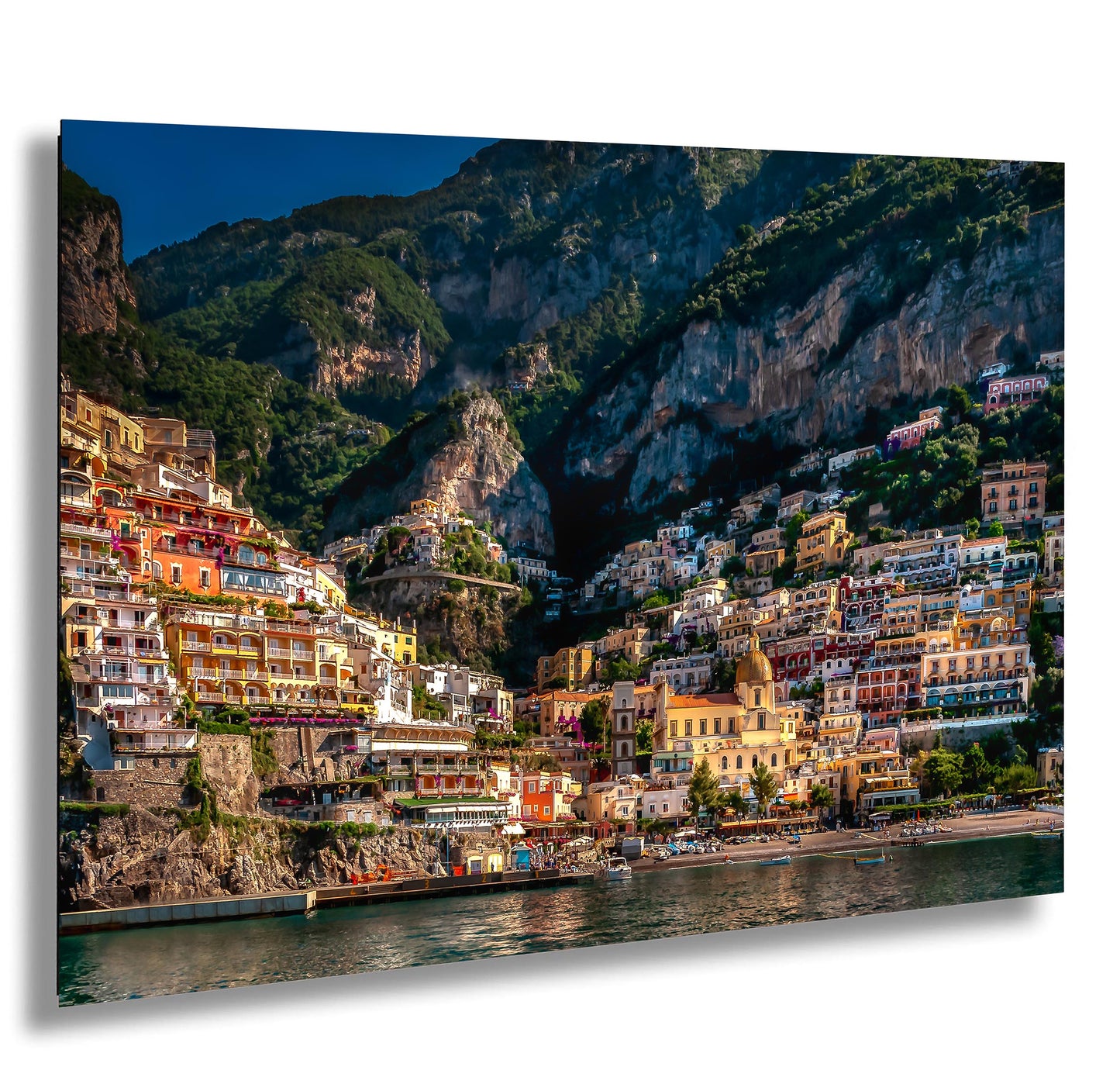 Positano Italy Beach, Italy Photography, Amalfi Coast, Canvas Wall Art, Positano Photo, Italian Home Decor, Summer in Italy, Sunrise