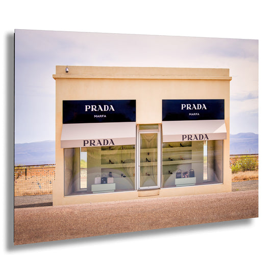 Marfa Texas Fashion Store Photography Wall Art Print - Neutral Room Decor Poster on Premium Photo Paper, Canvas, Acrylic, or Metal