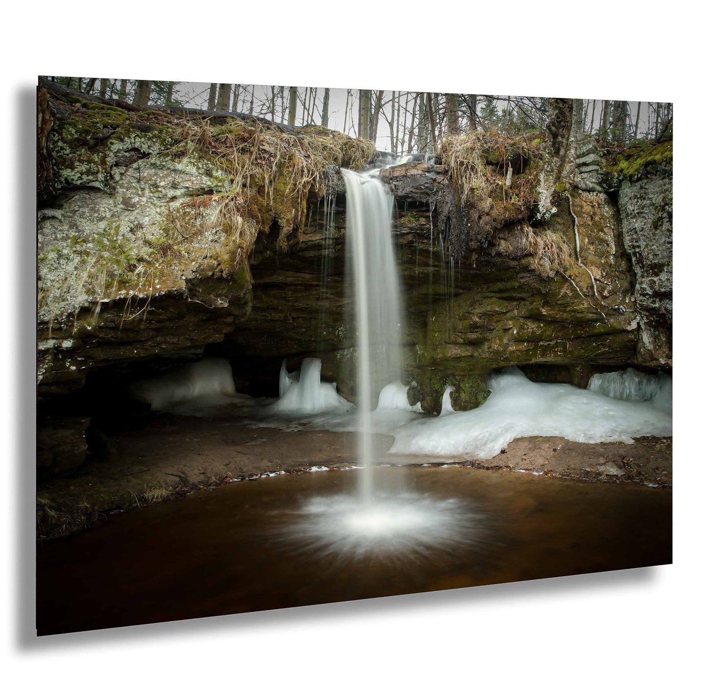 Scott Falls Art Print - Scenic Northern Michigan Landscape Poster