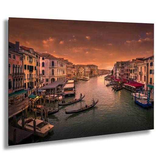 Italian Travel Photography, Venice Honeymoon Decor, Colourful Italy Wall Decor, Venice Cityscape Photography, Grand Canal Honeymoon Wall Art