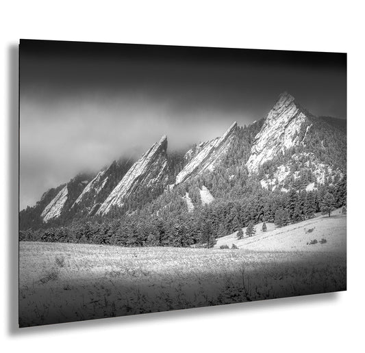Boulder Colorado | Flatirons | Boulder | Black and White | Canvas/Metal/Acrylic and/or Print