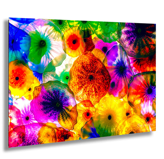 Chihuly Ceiling Glass Art, Bellagio, Las Vegas, Blueyes Photography, Dale Chihuly, Beautiful Colorful Glass , Fine Art Print, Fiori Di Como