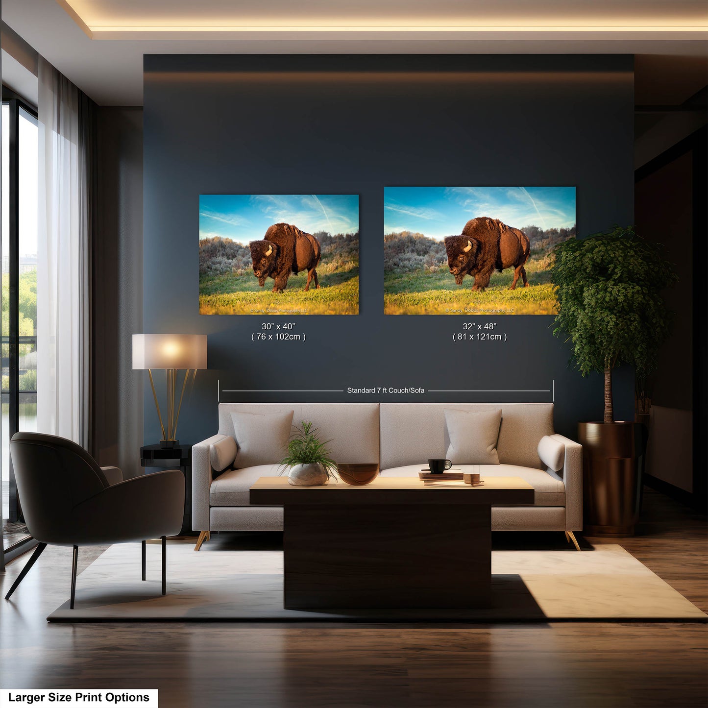 Buffalo Canvas Print, Bison Photograph, Yellowstone National Park Wildlife Photography, Wildlife Wall Art Decor, by Original Photographer