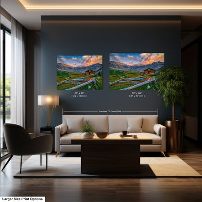 Mayflower Gulch sunset landscape, Leadville Colorado, San Juan mountains, mountain sunset, Rocky Mountains, Colorado art, triptych