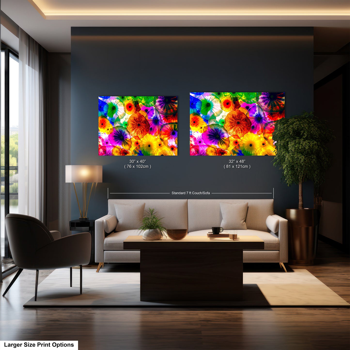 Chihuly Ceiling Glass Art, Bellagio, Las Vegas, Blueyes Photography, Dale Chihuly, Beautiful Colorful Glass , Fine Art Print, Fiori Di Como