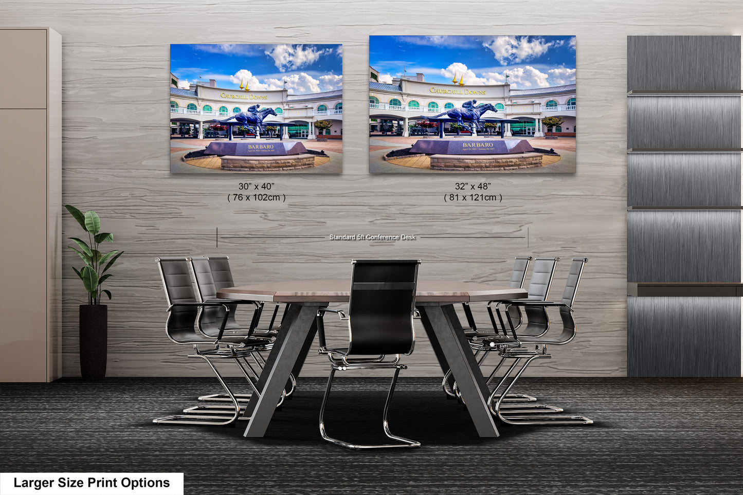 Kentucky Derby Decor, Horse Racing Art, Churchill Downs Canvas Print, Iconic Landmark Wall Decor