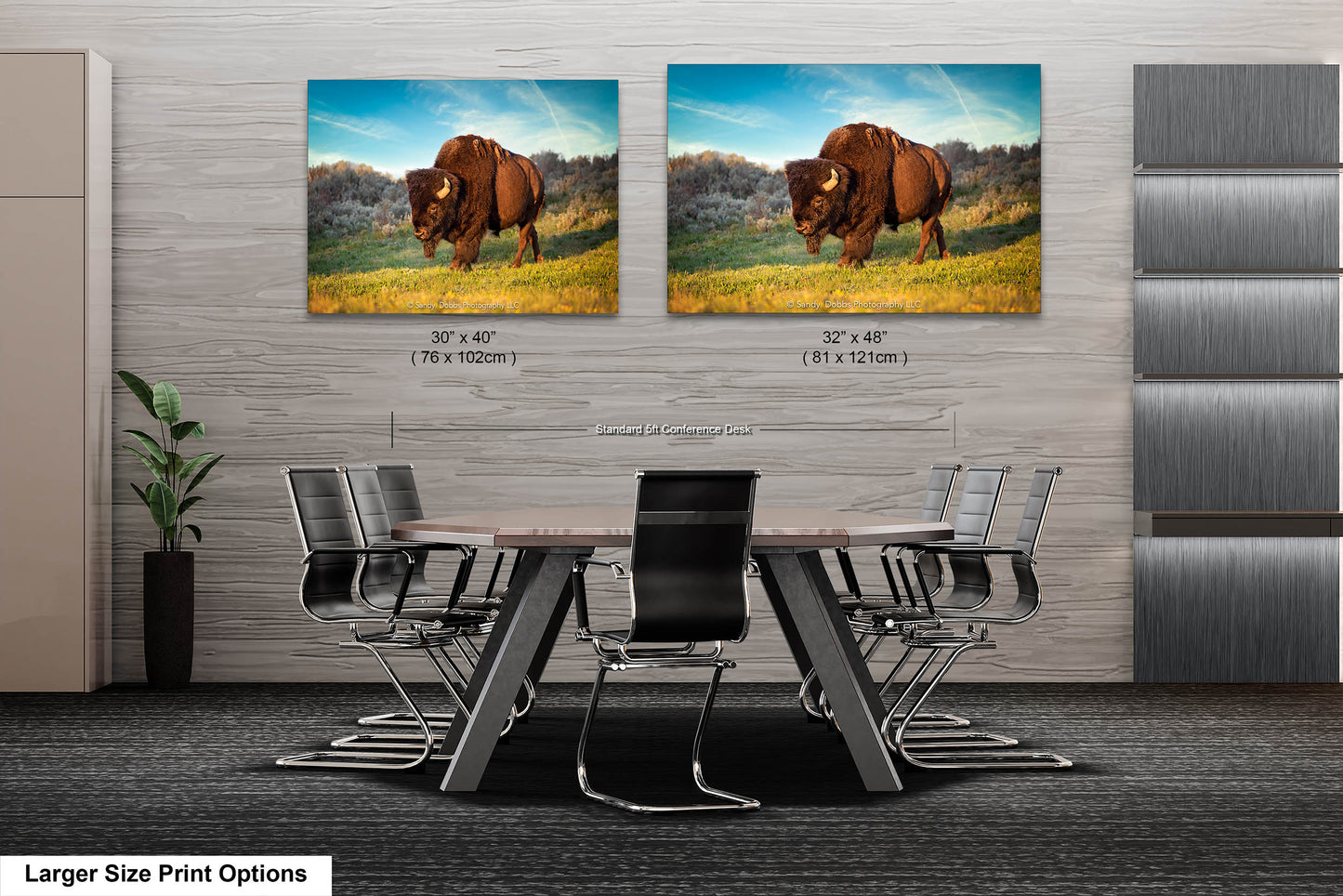 Buffalo Canvas Print, Bison Photograph, Yellowstone National Park Wildlife Photography, Wildlife Wall Art Decor, by Original Photographer