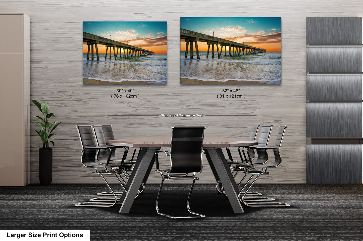 Coastal Awakening: Wrightsville Beach Photography Jonnie Mercers Fishing Pier North Carolina Architectural Seascape Wall Art