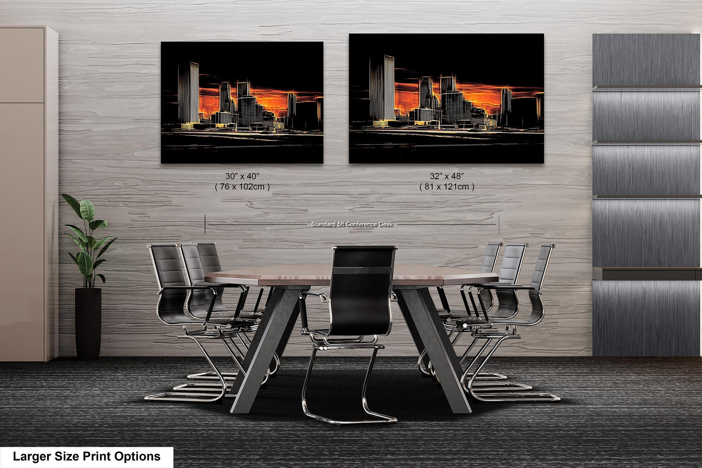Tulsa Skyline Wall Art, Abstract Tulsa Skyline Print, Tulsa Abstract Art, Tulsa Print, Tulsa Oklahoma Abstract Wall Art