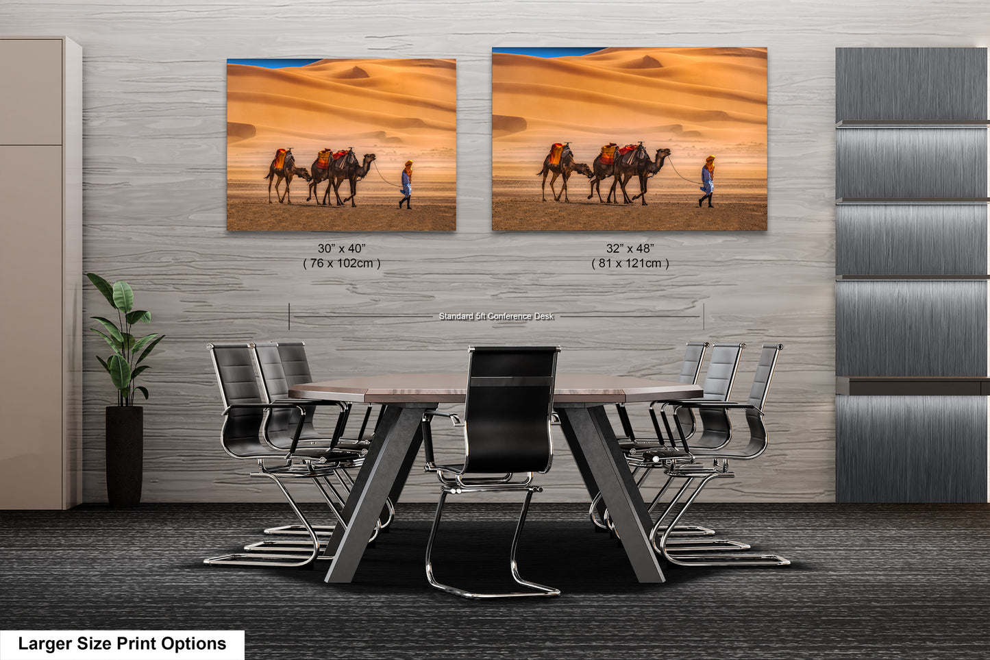 Sahara Desert Canvas Print, Camels, Morocco Photography, Photo Art, Canvas Wall Art, Desert Landscape, Travel Photography