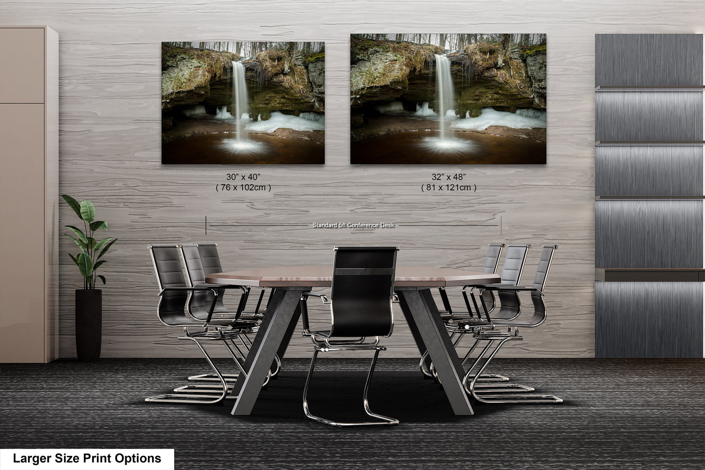 Scott Falls Art Print - Scenic Northern Michigan Landscape Poster
