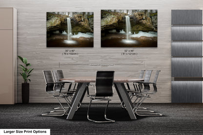 Scott Falls Art Print - Scenic Northern Michigan Landscape Poster