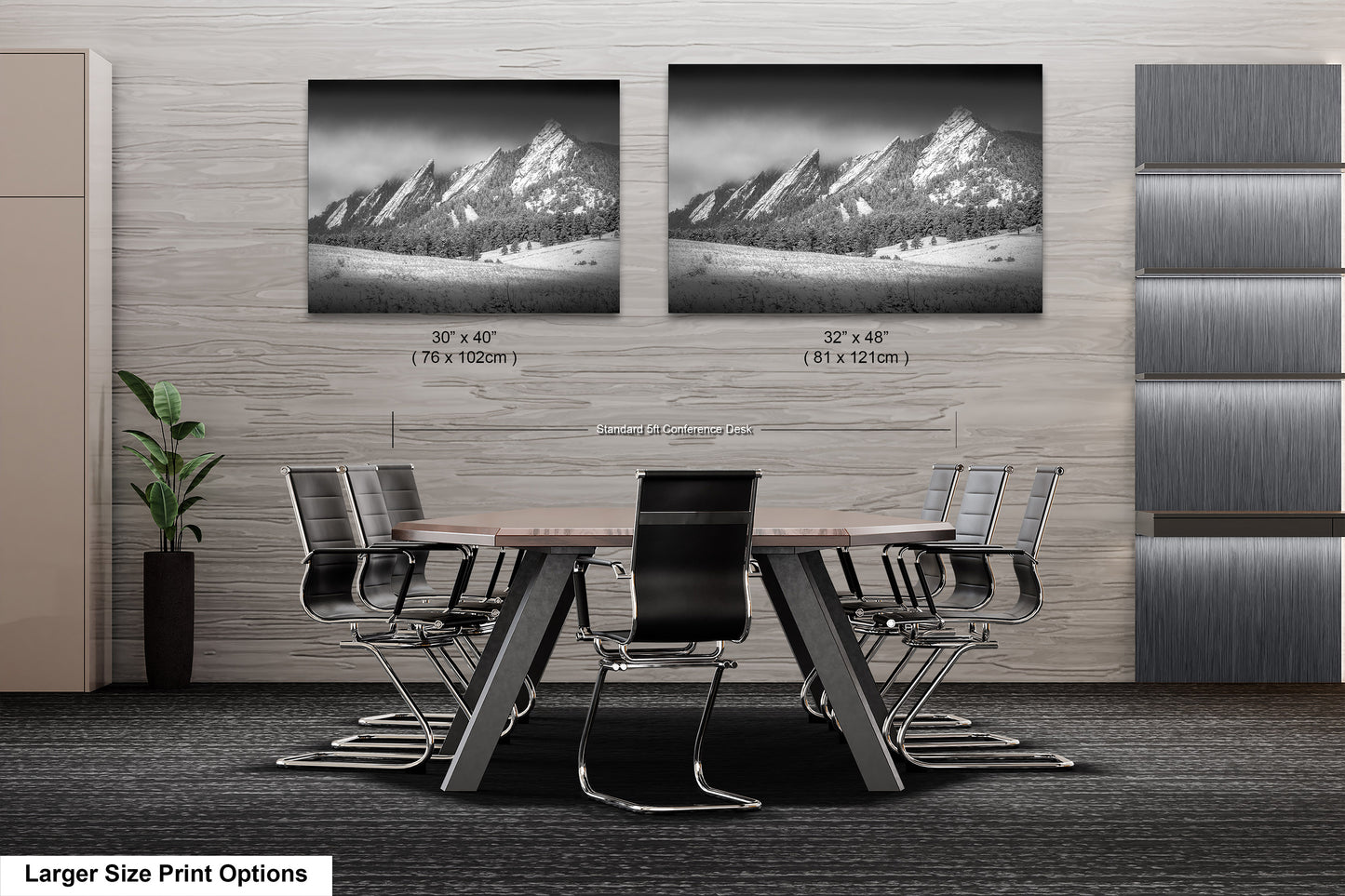 Boulder Colorado | Flatirons | Boulder | Black and White | Canvas/Metal/Acrylic and/or Print