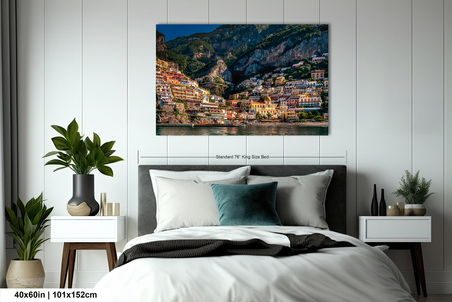 Positano Italy Beach, Italy Photography, Amalfi Coast, Canvas Wall Art, Positano Photo, Italian Home Decor, Summer in Italy, Sunrise