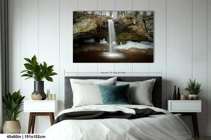Scott Falls Art Print - Scenic Northern Michigan Landscape Poster