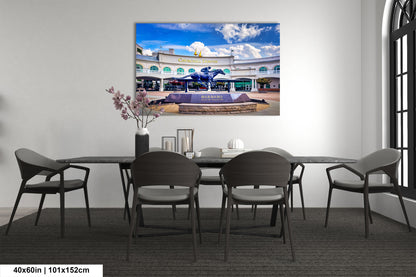 Kentucky Derby Decor, Horse Racing Art, Churchill Downs Canvas Print, Iconic Landmark Wall Decor