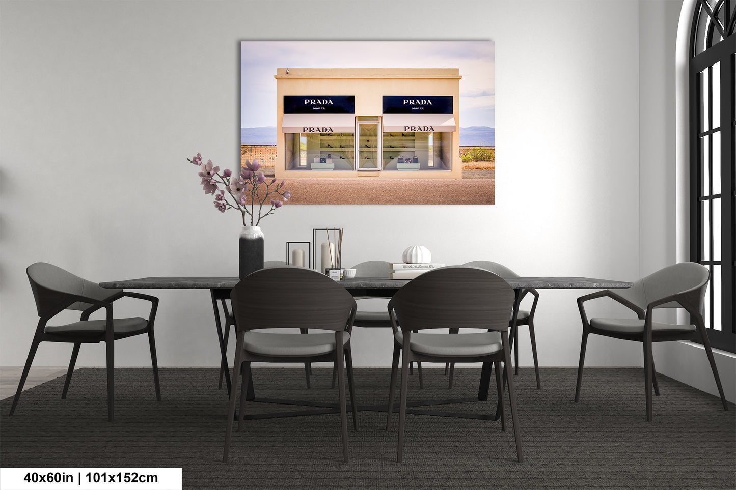 Marfa Texas Fashion Store Photography Wall Art Print - Neutral Room Decor Poster on Premium Photo Paper, Canvas, Acrylic, or Metal