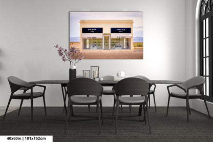Marfa Texas Fashion Store Photography Wall Art Print - Neutral Room Decor Poster on Premium Photo Paper, Canvas, Acrylic, or Metal