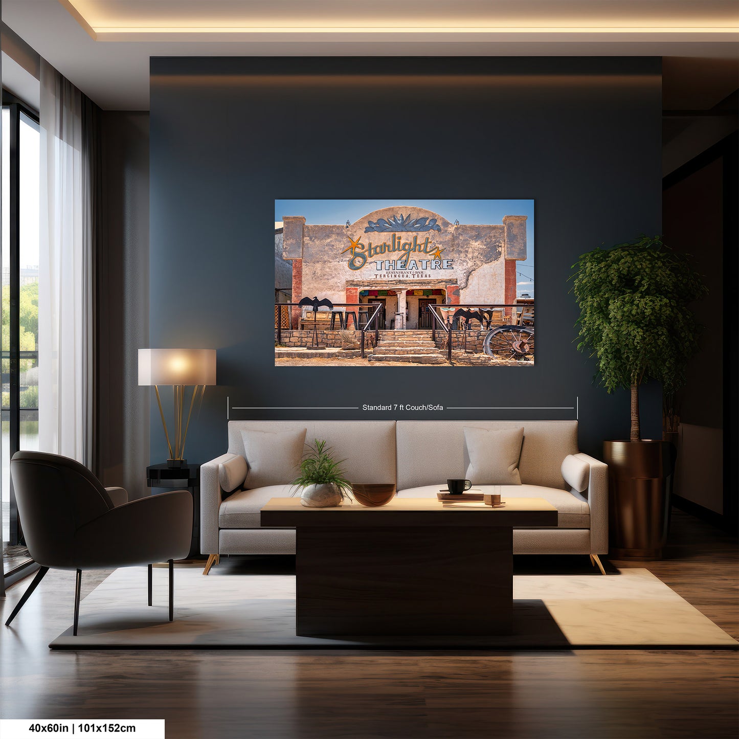 Starlight Theater Terlingua Texas Photo Print: West Texas Ghost Town, Historic Desert Movie Theater Photo on Premium Paper, Canvas or Metal