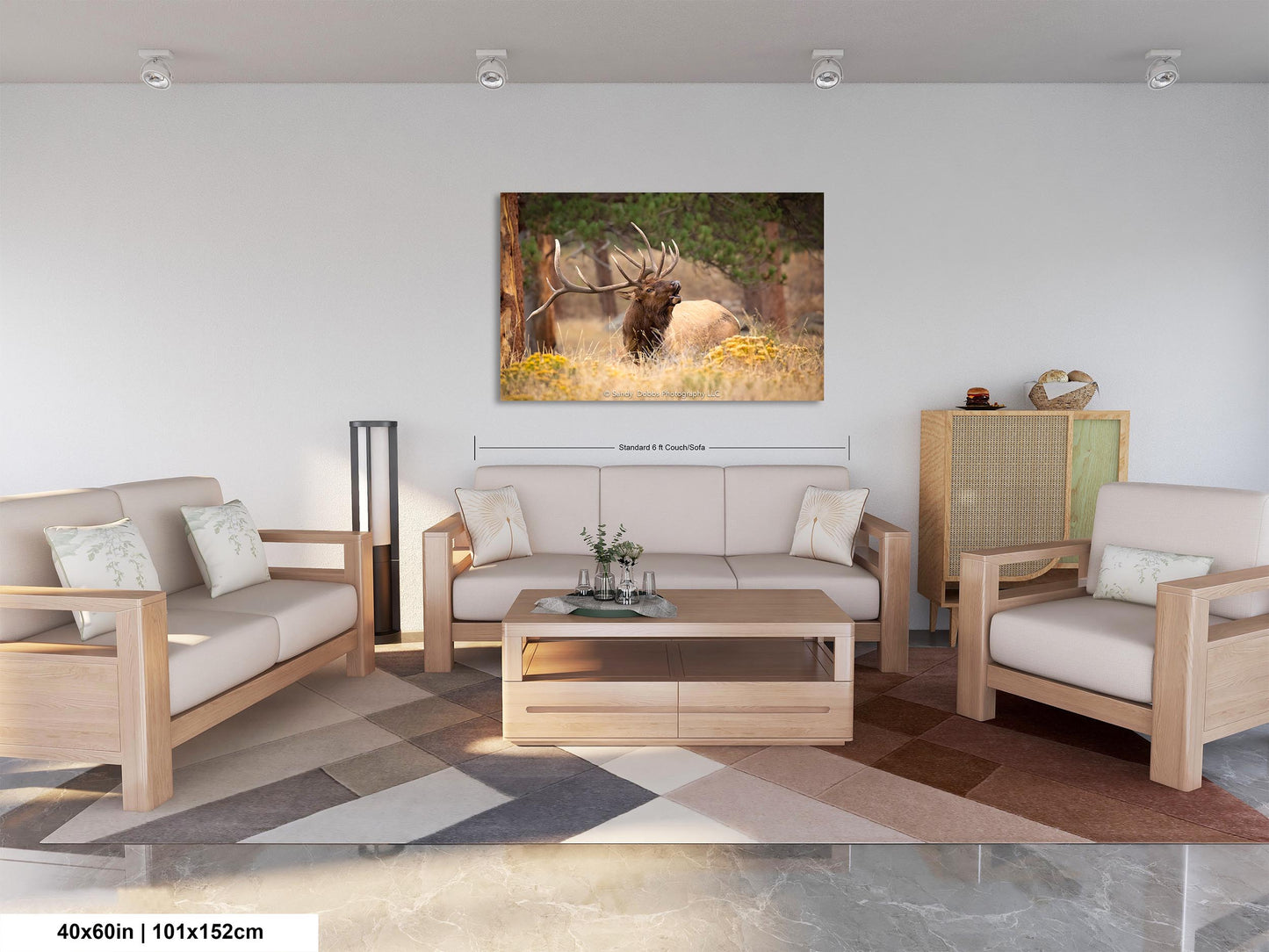 Bull Elk Bugling, Wildlife Wall Canvas, Rocky Mountain National Park, Colorado Canvas Art Prints, Elk Photography, Made in the USA