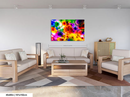 Chihuly Ceiling Glass Art, Bellagio, Las Vegas, Blueyes Photography, Dale Chihuly, Beautiful Colorful Glass , Fine Art Print, Fiori Di Como