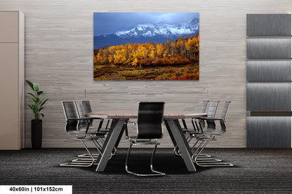 Colorado Mountains in Autumn, Aspens, Dallas Divide, Ridgway, Telluride, Photography wall art