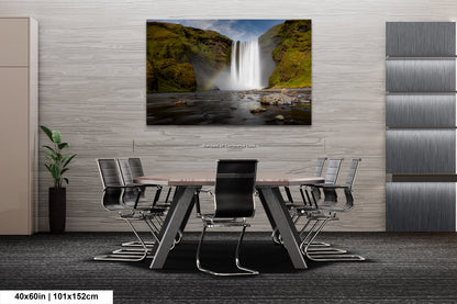 Skogafoss Waterfall in Iceland: Fine Art / Print / Canvas / Acrylic / Metal / Wall Decor / Landscape Photograph