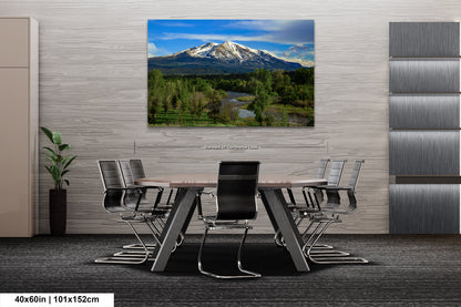 Mt. Sopris canvas picture, Aspen Colorado, Carbondale Colorado, Mount Sopris, Colorado wall art, mountain wall art