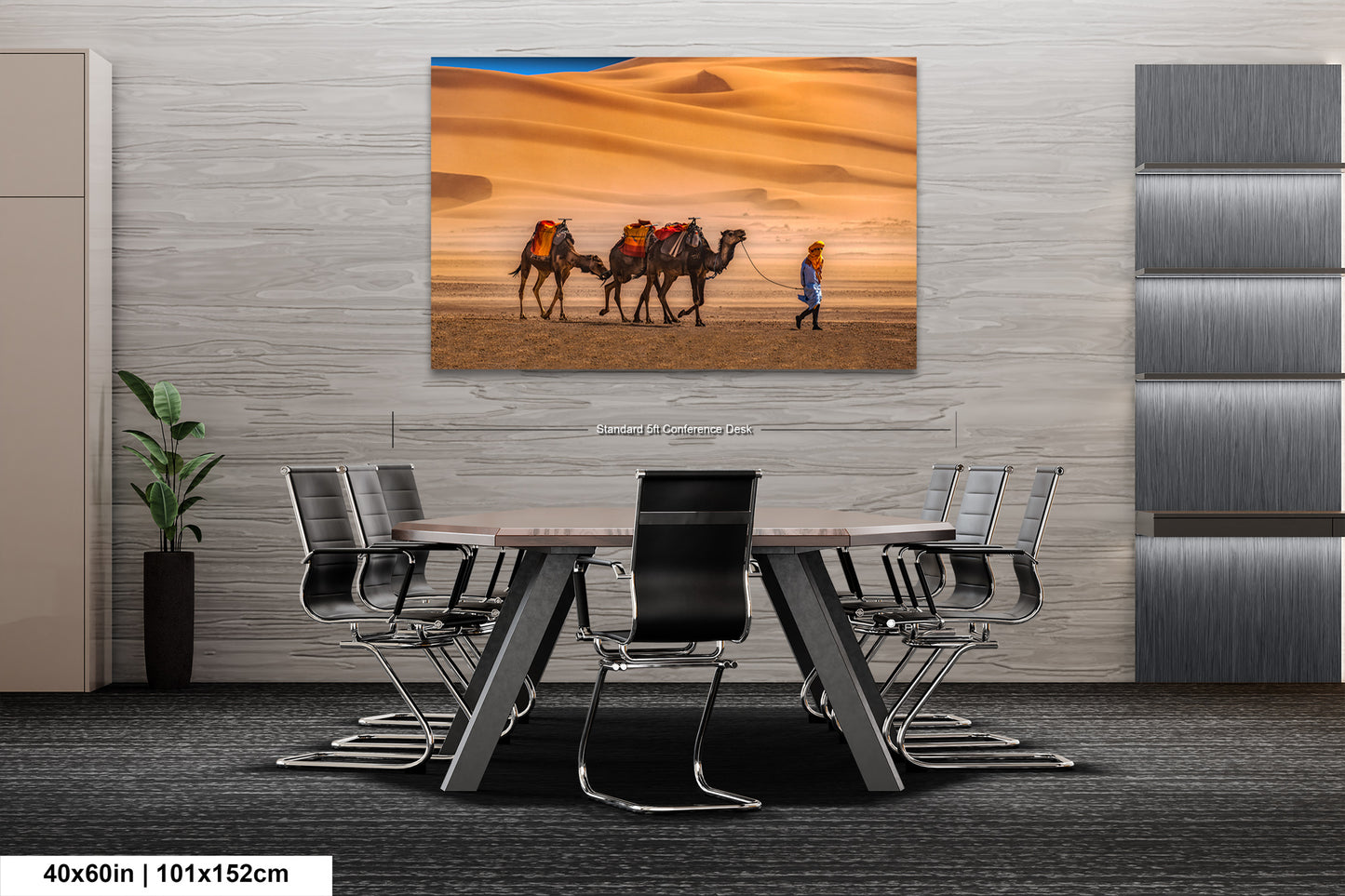 Sahara Desert Canvas Print, Camels, Morocco Photography, Photo Art, Canvas Wall Art, Desert Landscape, Travel Photography