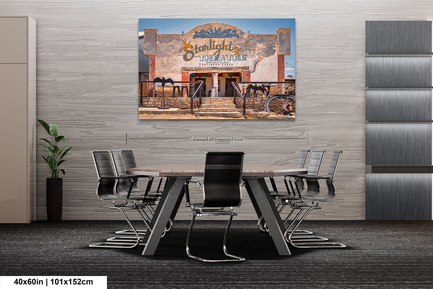 Starlight Theater Terlingua Texas Photo Print: West Texas Ghost Town, Historic Desert Movie Theater Photo on Premium Paper, Canvas or Metal