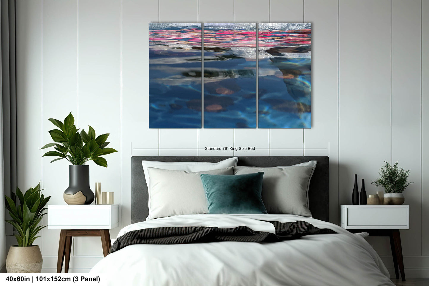 ABSTRACT COASTAL ARTWORK | Ethereal Blue Water Photograph | Coastal Ocean Art | Abstract Water Fine Art Photography | Beach House Décor