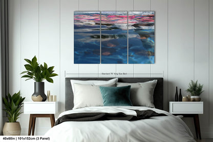 ABSTRACT COASTAL ARTWORK | Ethereal Blue Water Photograph | Coastal Ocean Art | Abstract Water Fine Art Photography | Beach House Décor