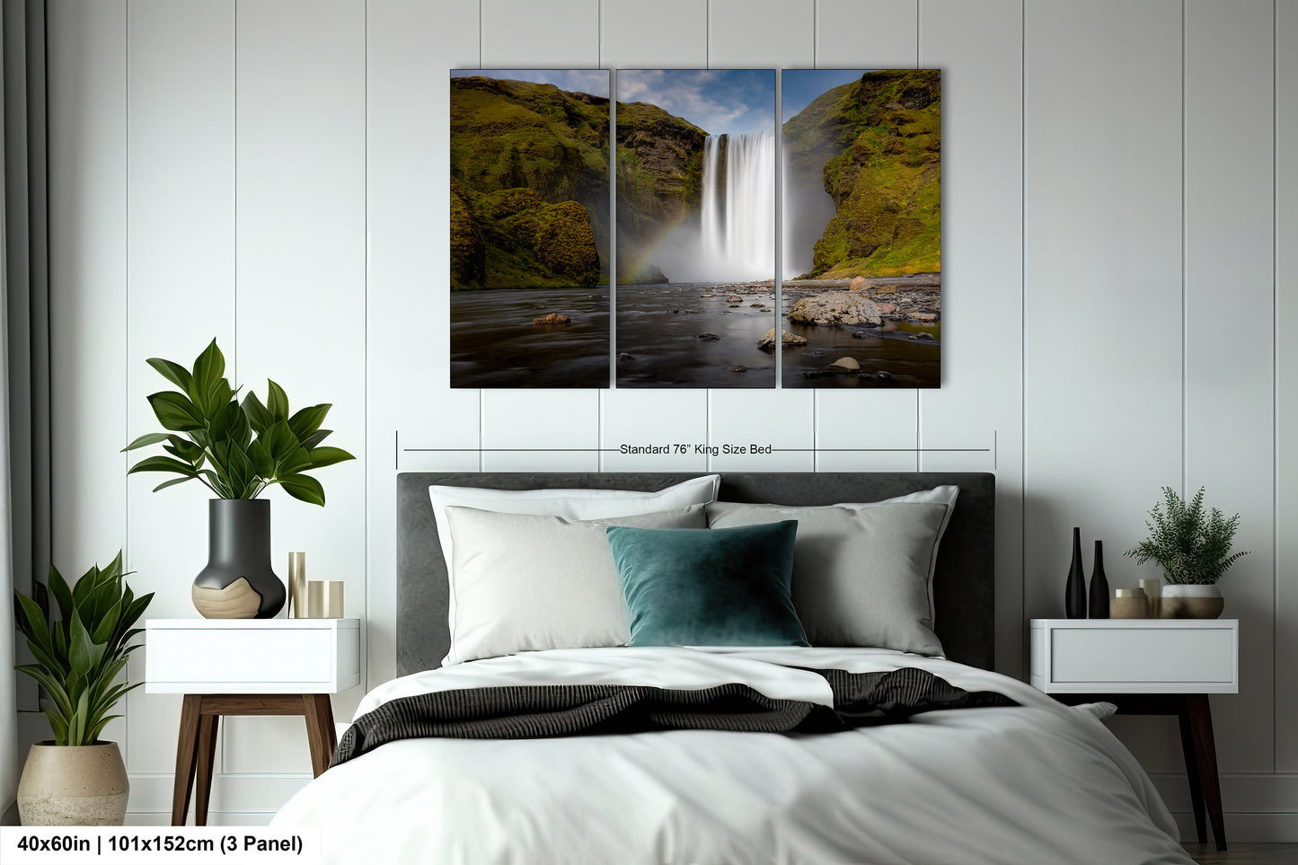 Skogafoss Waterfall in Iceland: Fine Art / Print / Canvas / Acrylic / Metal / Wall Decor / Landscape Photograph
