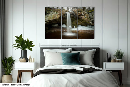 Scott Falls Art Print - Scenic Northern Michigan Landscape Poster